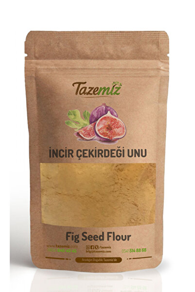 TAZEMİZ İncir Çekirdeği Unu  Tozu 1 kg