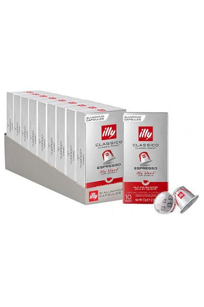 illy Classico Espresso Capsules – 100 Nespresso® Original Compatible Capsules