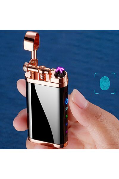 halber Electric Lighter, , Steampunk, Black