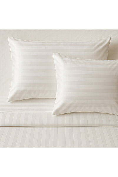 MOTTO Set de lenjerie de pat din bumbac satinat 100% cu dungi