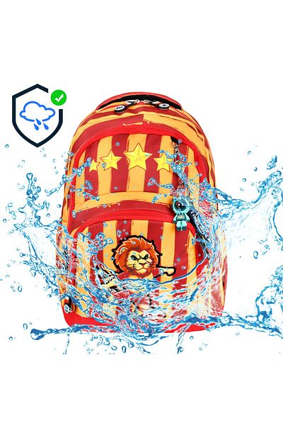Bodmar Çanta Since 2023 Fan Yellow Red Cimbom Children's Primary School School Bag Set (Bag Thermal Lunch Bag Pen Holder)
