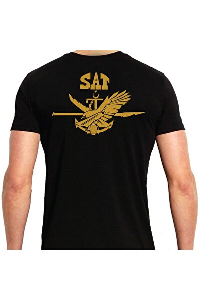Alfatech By Alfani Sat Baskılı Tişört Siyah