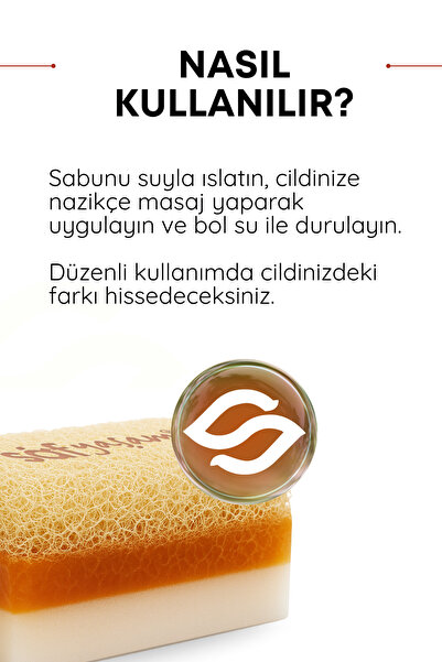 Safyaşam Doğal Kabak Lifli Ballı Eşek Sütlü Sabun Kabak Lifi Eşek Sütü Sabunu 120 gr