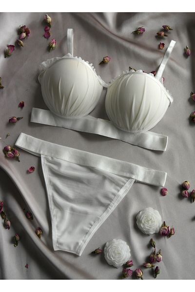 Lunary Oyster Model Full Padding Push up Σετ σουτιέν εσώρουχα - Γυναικεία εσώρουχα
