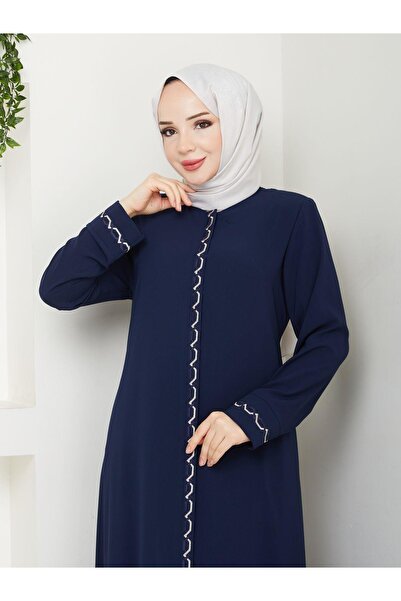 ESLEMNUR Ferace brodat cu lanț pentru pelerinaj și Umrah