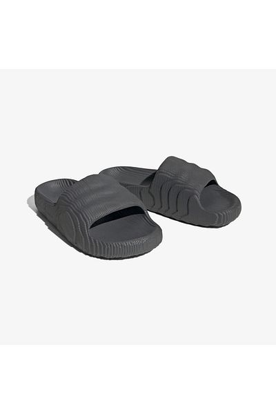 adidas Men's Black Adilette 22 Slippers - Hp6522
