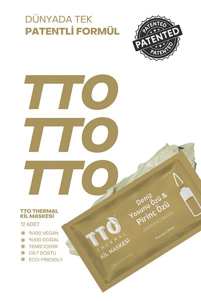 TTO Thermal Clay Mask Seaweed Extract & Rice Extract
