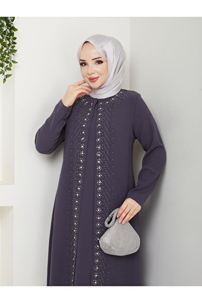 ESLEMNUR Rochie de mama marime mare Papatya Stone