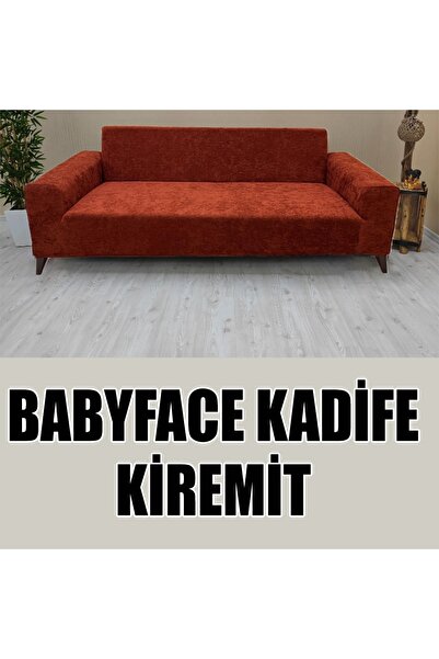 KILIFSAN BABYFACE KADİFE KUMAŞ ÜÇLÜ & ÇEKYAT KOLTUK KILIFI