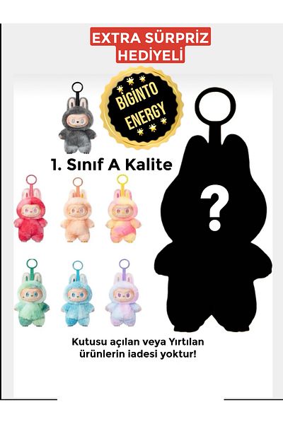 Seyid Satin Gelgör A Quality Labubu Figure Plush Collectible Toy Charm Keychain