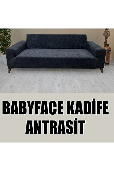 KILIFSAN BABYFACE KADİFE KUMAŞ ÜÇLÜ & ÇEKYAT KOLTUK KILIFI