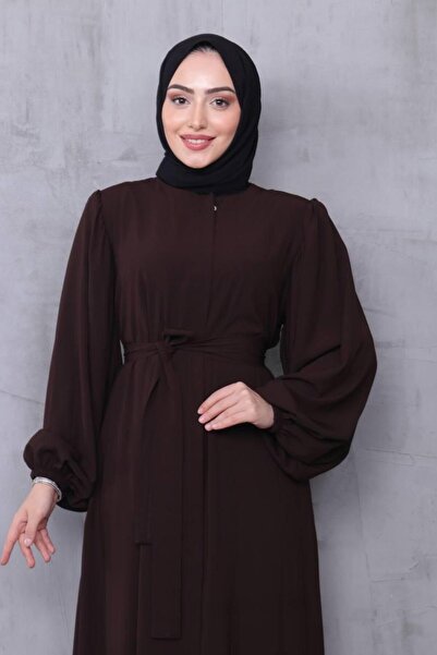 ESLEMNUR Ferace de vară din mătase Medina cu mâneci bufante