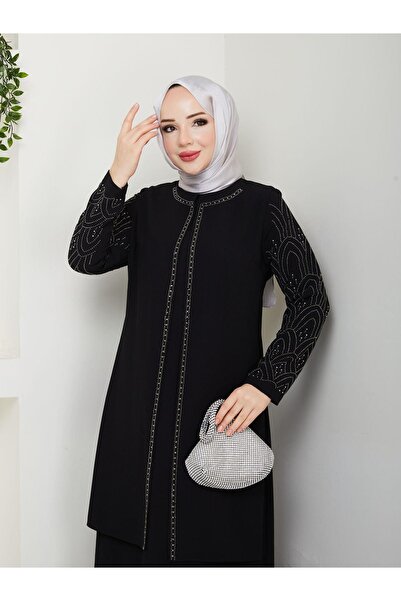 MissPul Rochie de Mamă Plus Size cu mâneci cu pietre 