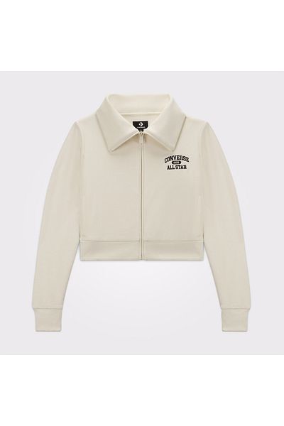 converse Women's Zippered Cream Jacket