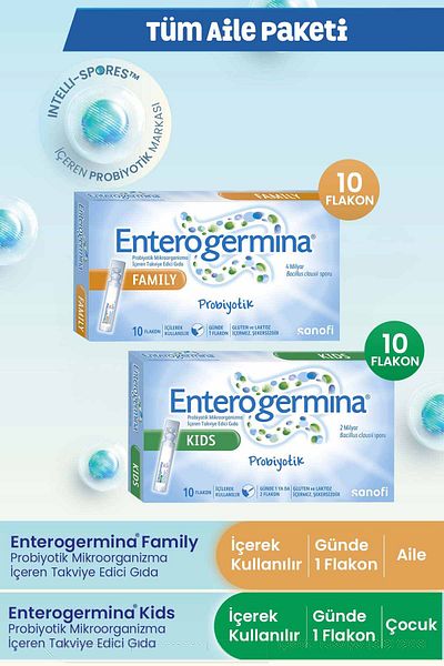 Enterogermina 2B 10 Vials 4B 10 Vials- Pack for the Whole Family