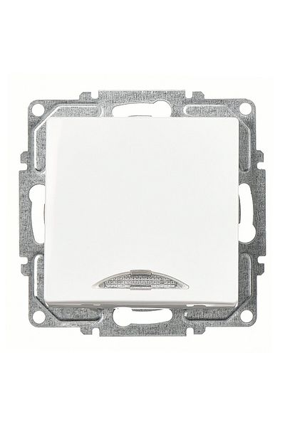 Günsan Visage White Illuminated Switch Mechanism