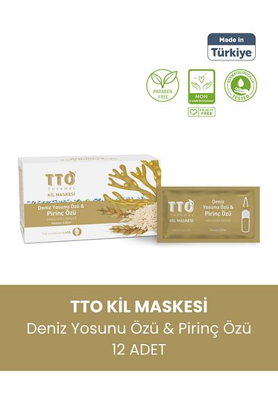 TTO Thermal Clay Mask Seaweed Extract & Rice Extract