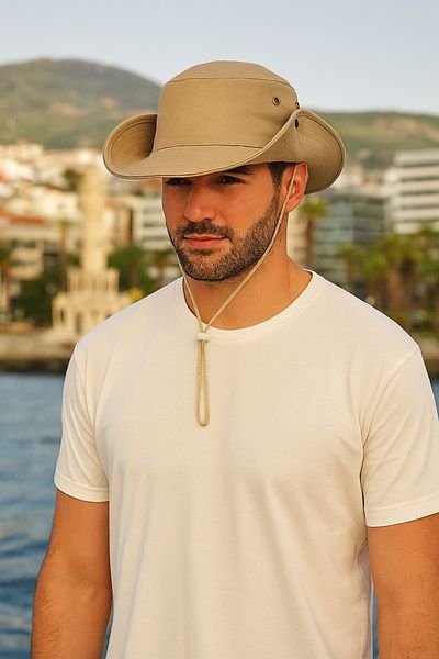 GONCA ŞAPKA Καλοκαιρινό πτυσσόμενο καπέλο Safari