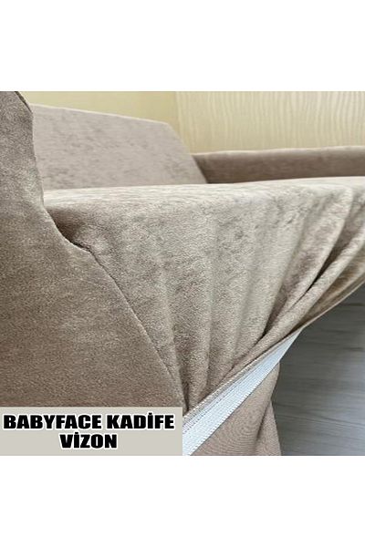 KILIFSAN Βελούδινο ύφασμα Babyface Μονό Κάθισμα και Κάλυμμα Πολυθρόνας