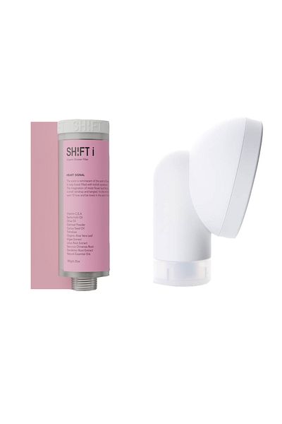 SHIFT Shower head with filter shift heart signal scent for family with vitamins and moisturizing powder for hair and skin