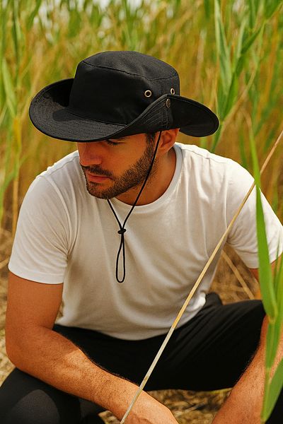 GONCA ŞAPKA Лятна сгъваема шапка Safari Fedora