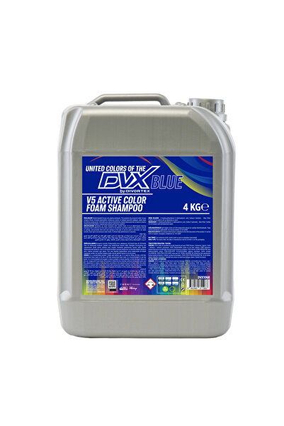 Divortex DVX by V5 Aktif Renkli Köpük Şampuan Mavi 4 kg