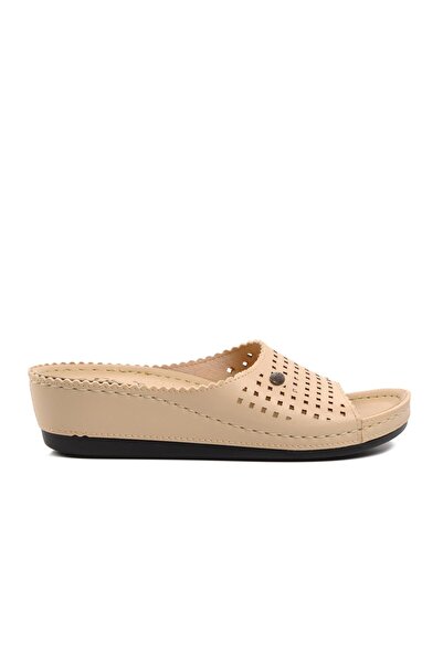 AYK'S Beige Women's Slippers