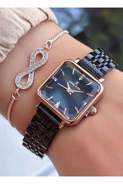 Daniel Klein Brand Small Case Women's Watch Bracelet with Gift