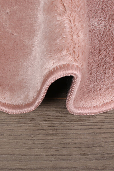 Bestekar Σετ πατάκι μπάνιου 2 τεμαχίων LunaSoft Powder Oval Modern Soft που πλένεται στο πλυντήριο, αντιολισθητικό πολυτελές