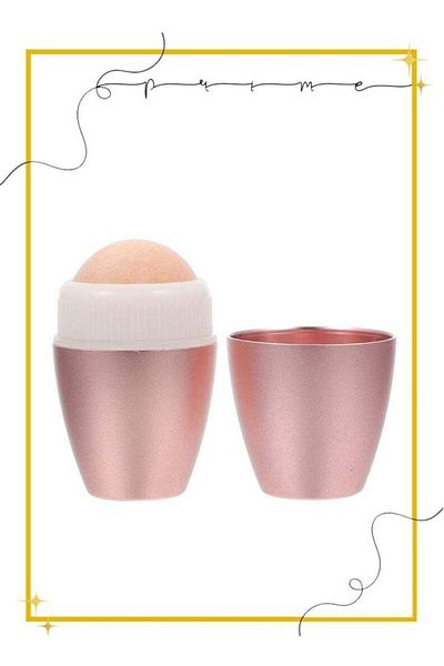 Prime by Javaudan Prime Oil-Absorbing Volcanic Face Roller Reusable Oily Skin Control Roller Excess Shine Rolling Remo