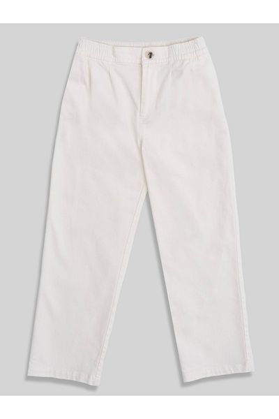 minojoy Boy's Ecru Trousers