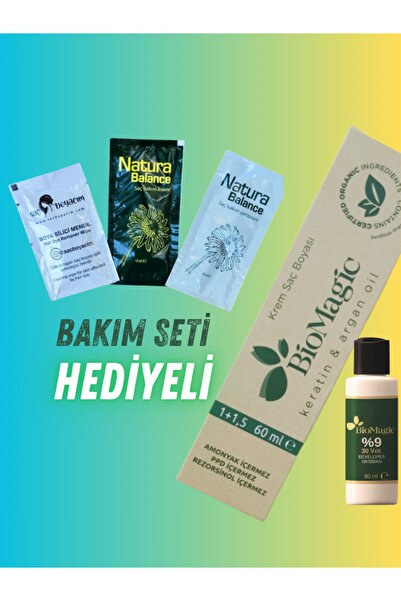 BIOMAGIC Bio Magic Amonyaksız Saç Boyası 10.00 Açık Sarı 60ml 30 Vol. Oksidan 90ml