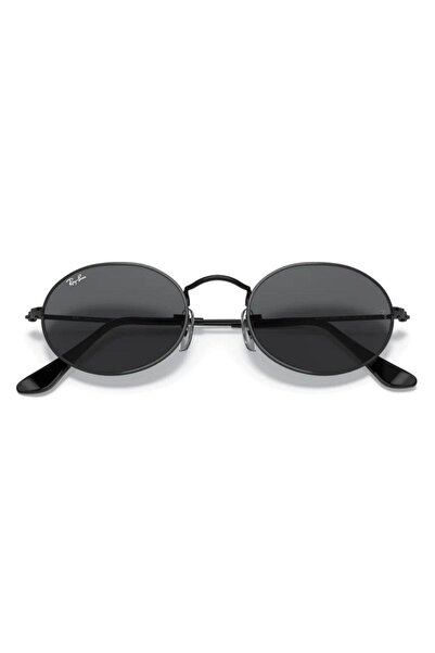 Ray-Ban Rayban Unisex Güneş Gözlüğü 3547 002/b1 51-21, Oval Siyah Metal Çerçeve