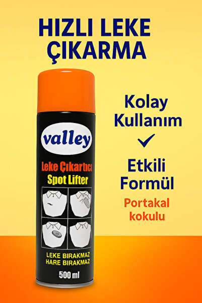 Valley Dose Leke Spreyi Turuncu Kapak 500 ml