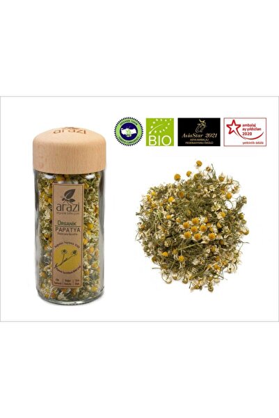 arazi organik bitki çayı Organik Cam Kavanoz Papatya Çayı