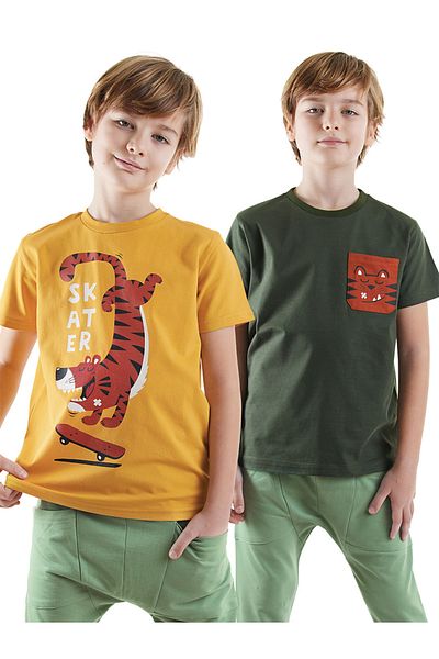 Denokids Skater Boy 2er-Pack T-Shirts