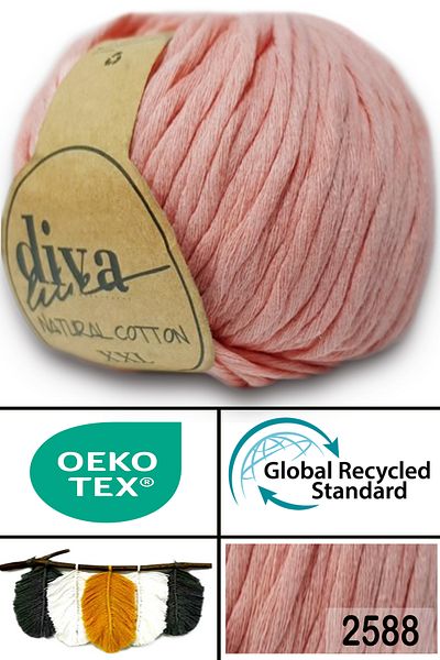 Diva İplik Diva Natural Cotton Xxl 2588 Μαλακό