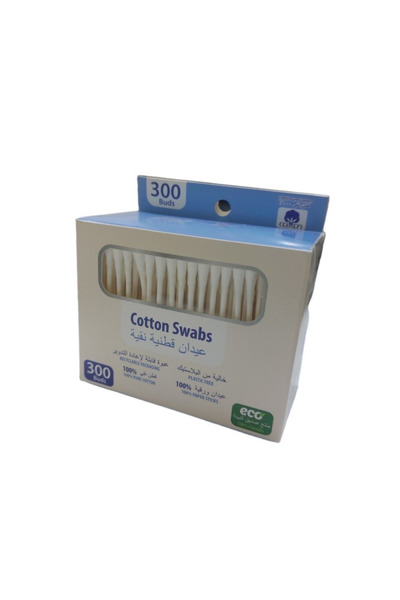 Al Arais Al Arays Pure Cotton Swabs 300 Pcs-c30 - 3669 --- العرائس عيدان قطني...