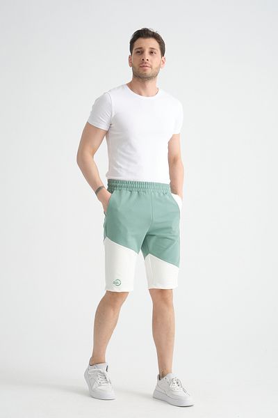 Shooter Sportswear Ανδρικό καλοκαιρινό σορτς με λεπτομέρεια με στάμπα με φύκια