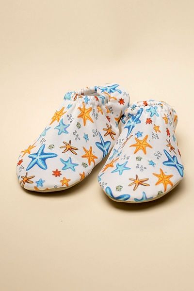 pufien Non-Slip Sole Children's Sea Shoes Baby Pool Booties Breathable Swimsuit Fabric