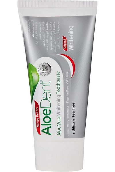 AloeDent T.p 50 ml Whitening Aloe Vera 7164 --- ألودنت معجون 50 مل اسنان قمة البياض الطبيعي