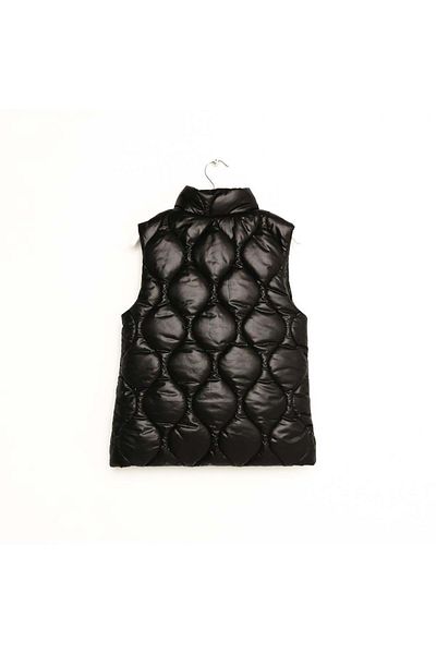Nanica Kids Ватиран жилет черен