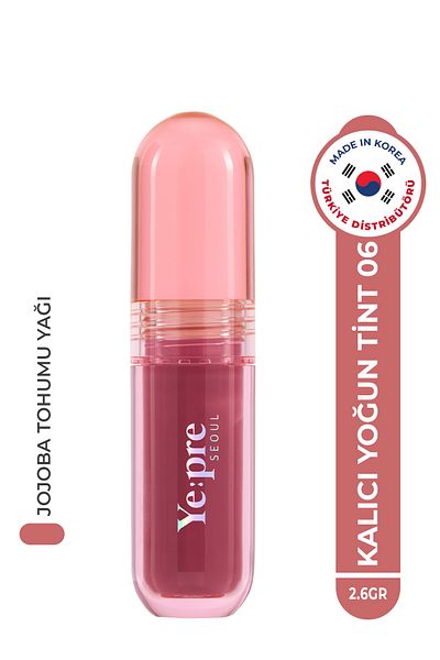 Ye:pre All Day Long Lasting, Velvet Texture, Matte, Korean Lip Tint – Pretty Water Velvet Tint 2.6g (Neutral Rose)