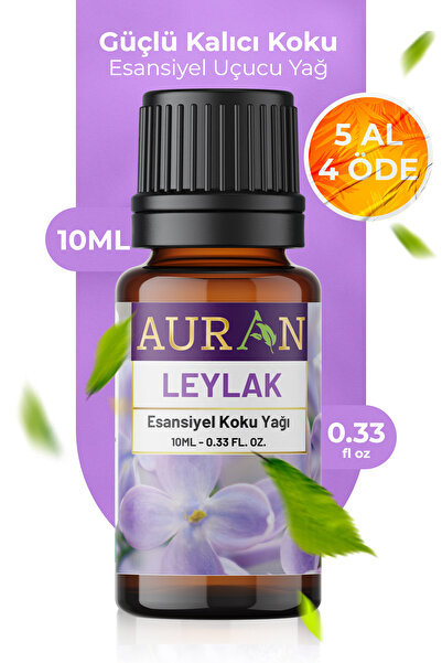 AURAN Leylak Esansiyel Uçucu Koku Yağı Difüzör Esansı Buhurdanlık Yağı Aromat...