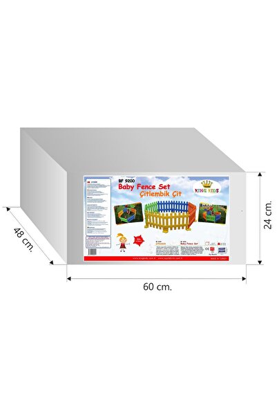 MUPARK Renkli Oyun Çiti 8 Parça – Top Havuzu ve Güvenli Oyun Alanı | Bebek - Kreş - Oyun Odası