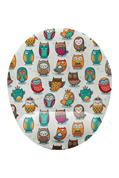 iyi fikirler Baykuş Desenli Bilek Destekli Mouse Pad