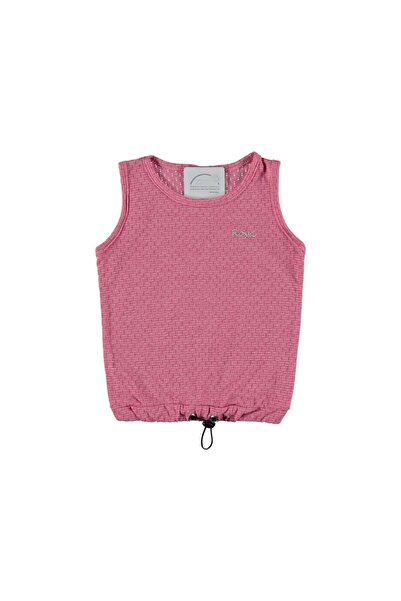 Balgüneş Tekstil Bel Stoperled Sleeveless Girl Tshirt Fuchsia