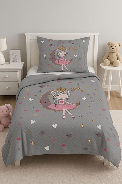 Bebişim Halı Princess Single Children's Pique Pillowcase
