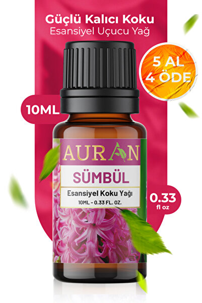 AURAN Sümbül Esansiyel Uçucu Koku Yağı Difüzör Esansı Buhurdanlık Yağı Aromat...