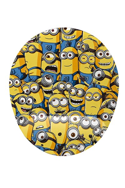 Hamiki Minions Desenli Bilek Destekli Mouse Pad Ergonomik Kaymaz Taban Mousep...